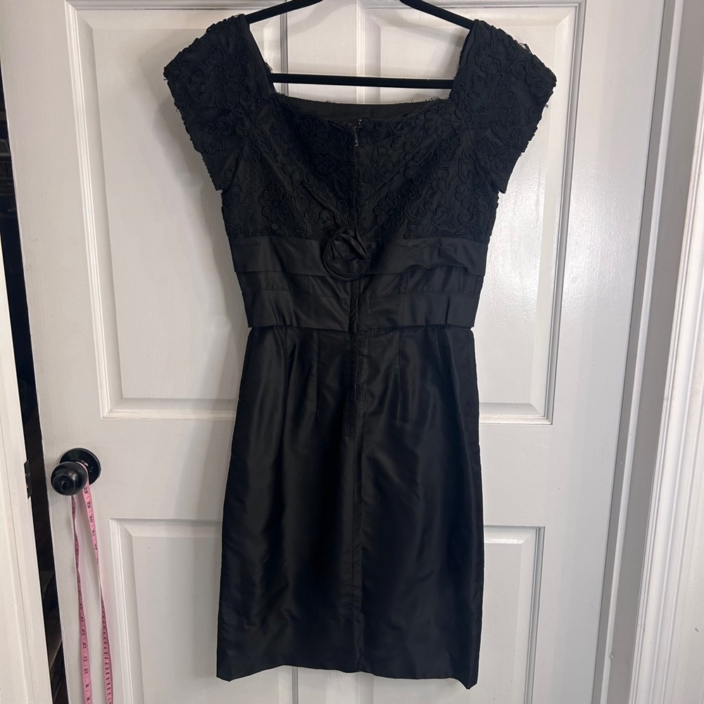 Vintage Women's Bramson Dress, Size S, Black 50”s
